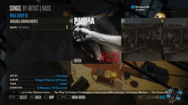 Скриншот из Rocksmith™ - “Walk” - Pantera