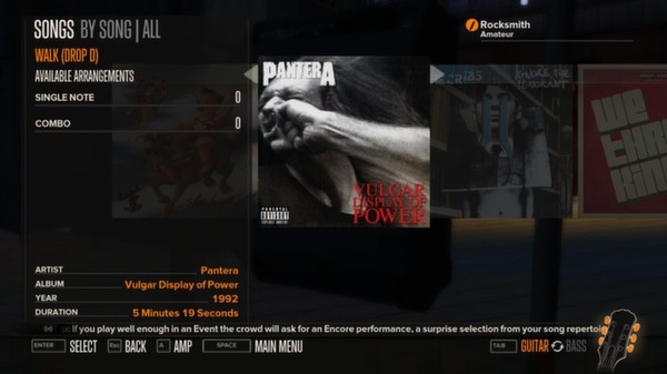 Скриншот из Rocksmith™ - Pantera Song Pack