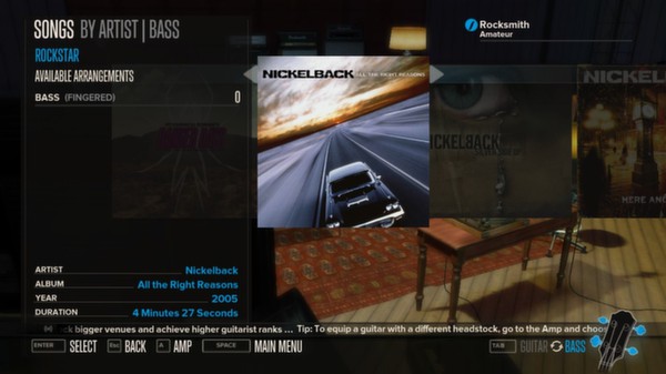 Скриншот из Rocksmith™ - “Rockstar” - Nickelback