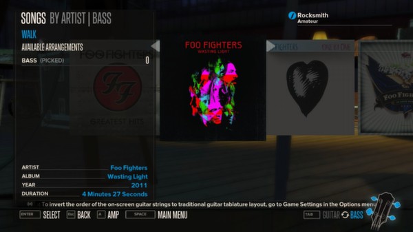 Скриншот из Rocksmith™ - “Walk” - Foo Fighters