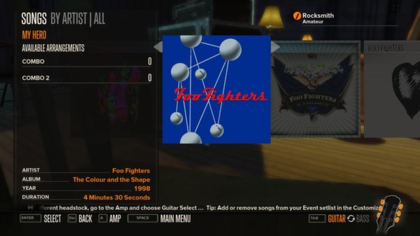 Скриншот из Rocksmith™ - “My Hero” - Foo Fighters
