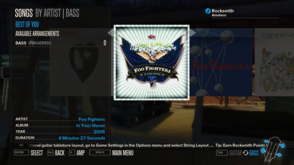 Скриншот из Rocksmith™ - “Best of You” - Foo Fighters