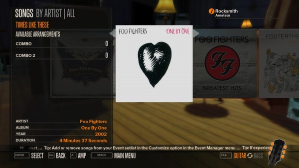 Скриншот из Rocksmith™ - “Times Like These” - Foo Fighters