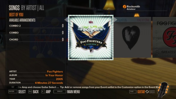 Скриншот из Rocksmith™ - Foo Fighters Song Pack