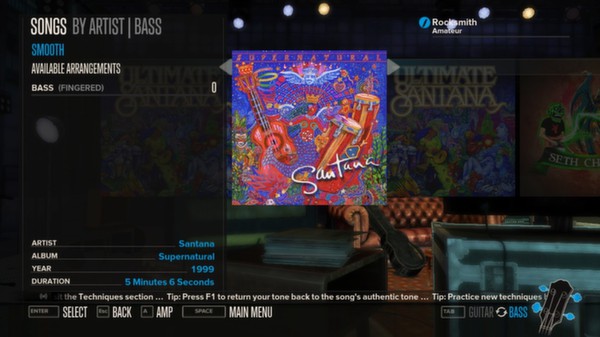 Скриншот из Rocksmith™ - “Smooth” - Santana feat. Rob Thomas