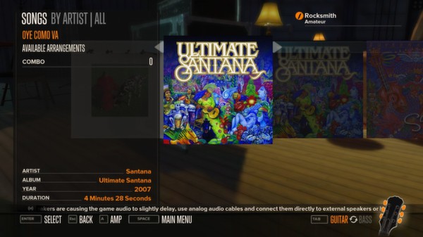 Скриншот из Rocksmith™ - Santana Song Pack