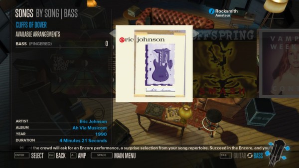 Скриншот из Rocksmith™ - “Cliffs of Dover” - Eric Johnson