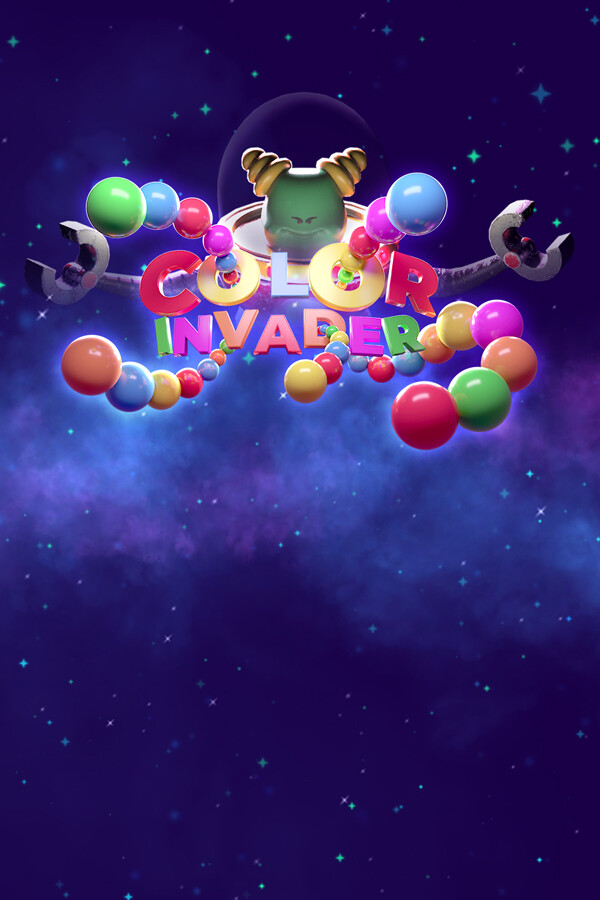 Steam portrait for Color Invader VR.