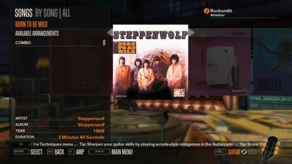 Скриншот из Rocksmith™ - “Born to be Wild” - Steppenwolf