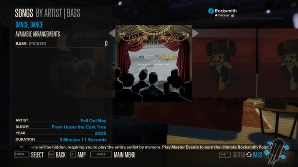 Скриншот из Rocksmith™ - Fall Out Boy Song Pack