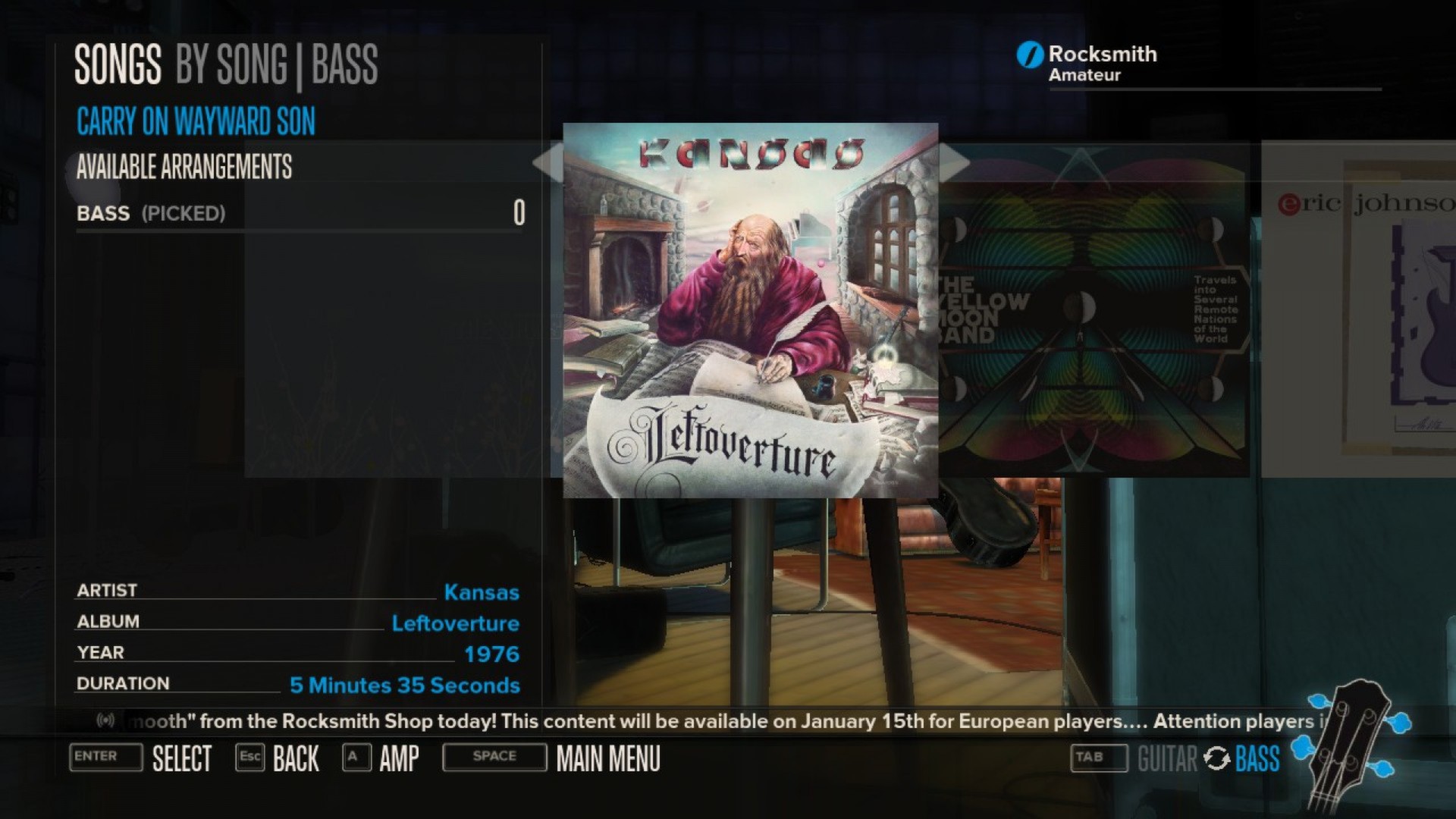 Rocksmith Kansas Carry On Wayward Son On Steam