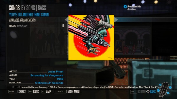 Скриншот из Rocksmith™ - “You’ve Got Another Thing Comin’” - Judas Priest
