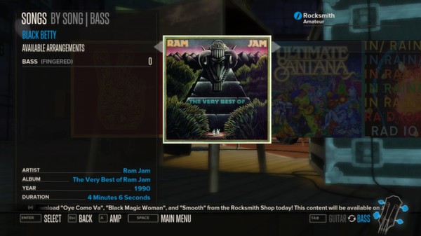 Скриншот из Rocksmith™ - “Black Betty” - Ram Jam