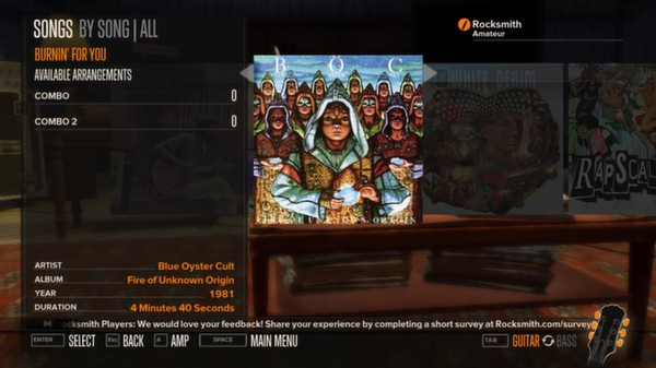 Скриншот из Rocksmith™ - “Burnin’ for You” - Blue Öyster Cult