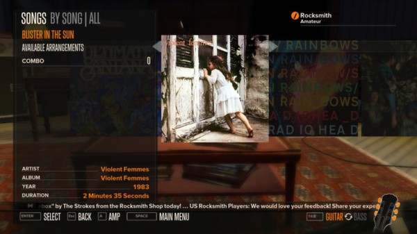 Скриншот из Rocksmith™ - “Blister in the Sun” - Violent Femmes