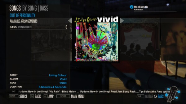 Скриншот из Rocksmith™ - “Cult of Personality” - Living Colour