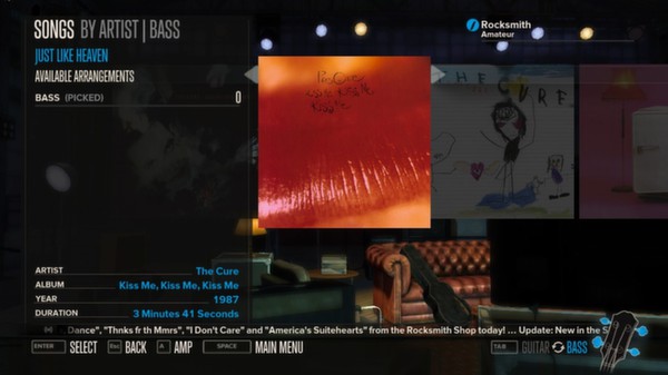 Скриншот из Rocksmith™ - “Just Like Heaven” - The Cure