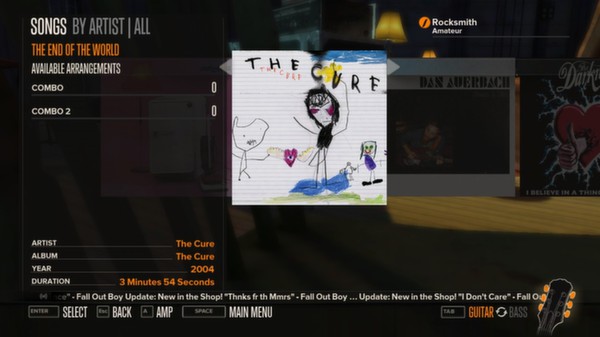 Скриншот из Rocksmith™ - “The End of the World” - The Cure