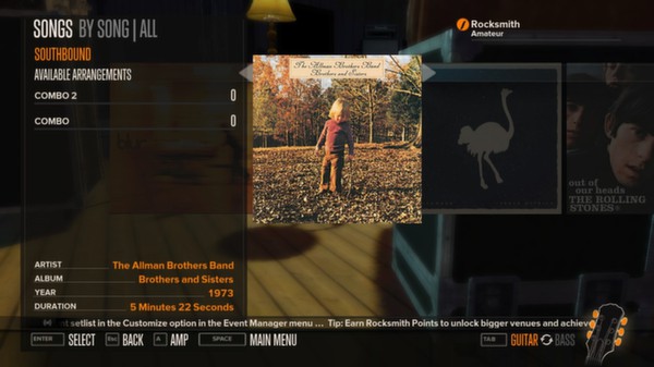 Скриншот из Rocksmith™ - “Southbound” - The Allman Brothers Band