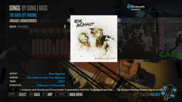 Скриншот из Rocksmith™ - “The Good Left Undone” - Rise Against
