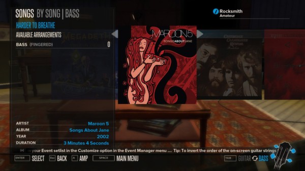 Скриншот из Rocksmith™ - “Harder to Breathe” - Maroon 5