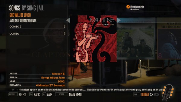 Rocksmith Maroon 5 Song Pack