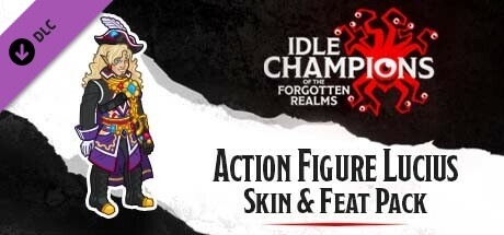 Idle Champions - Action Figure Lucius Skin & Feat Pack cover art