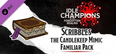 Idle Champions - Scribbles the Candlekeep Mimic Familiar Pack cover art