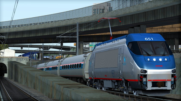 Скриншот из Train Simulator: Amtrak HHP-8 Loco Add-On