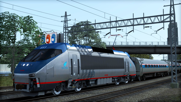 Скриншот из Train Simulator: Amtrak HHP-8 Loco Add-On