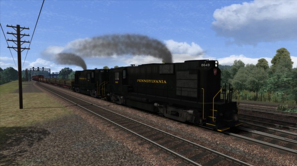 Скриншот из Train Simulator: PRR Alco RS11 Loco Add-On