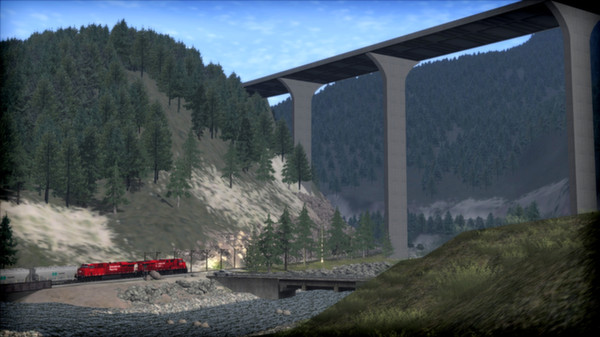 Скриншот из Train Simulator: Canadian Mountain Passes: Revelstoke-Lake Louise Route Add-On