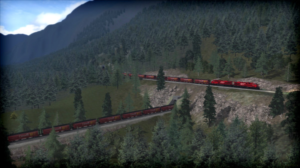 Скриншот из Train Simulator: Canadian Mountain Passes: Revelstoke-Lake Louise Route Add-On