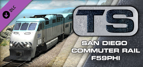 Train Simulator: San Diego Commuter Rail F59PHI Loco Add-On cover art