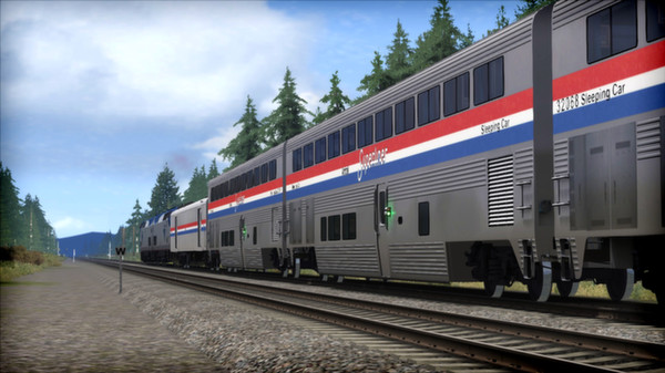 Скриншот из Train Simulator: Amtrak P42 DC Empire Builder