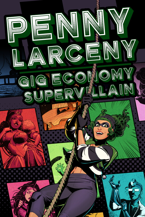 Steam portrait for Penny Larceny: Gig Economy Supervillain.