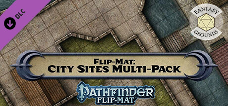 Fantasy Grounds - Pathfinder RPG - Pathfinder Flip-Mat: City Sites Multi-Pack cover art