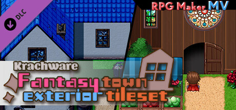 RPG Maker MV - Krachware Fantasy Town Exterior Tileset cover art