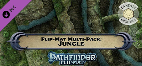 Fantasy Grounds - Pathfinder RPG - Pathfinder Flip-Mat: Jungle Multi-Pack cover art