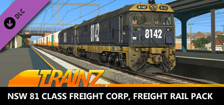 Trainz 2022 DLC - NSW 81 Class Freight Corp, Freight Rail Pack cover art