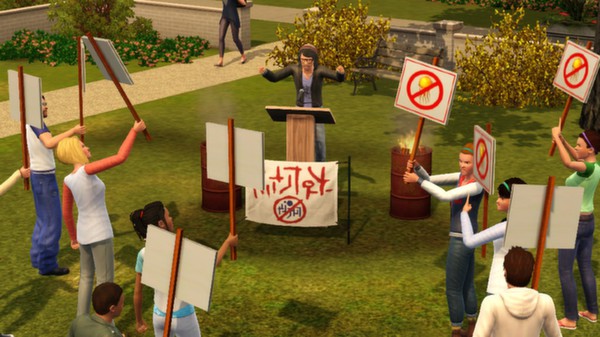 Скриншот из The Sims 3: University Life