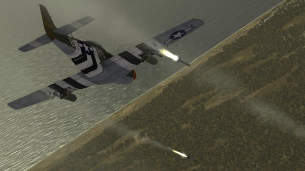 Скриншот из DCS: P-51D Mustang