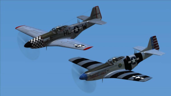 Скриншот из DCS: P-51D Mustang