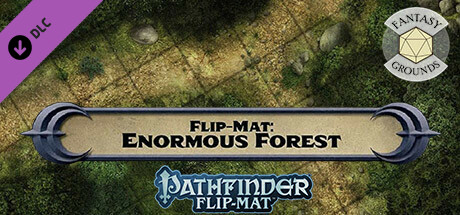 Fantasy Grounds - Pathfinder RPG - Pathfinder Flip-Mat: Enormous Forest cover art
