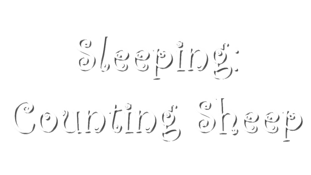 Sleeping: Counting Sheep Logo