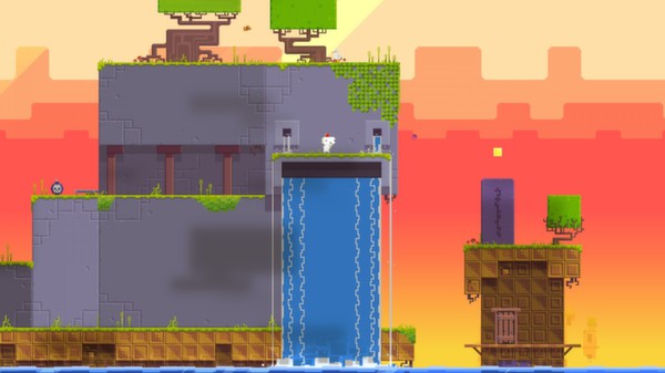 Скриншот из FEZ