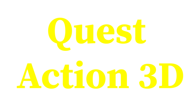 Quest Action 3D Logo