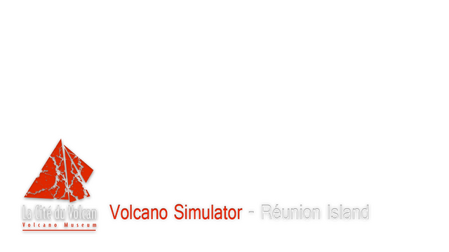 Volcano Simulator - Reunion Island Logo