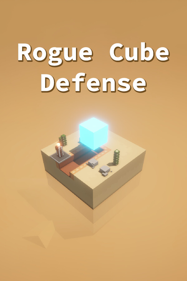 Steam portrait for Rogue Cube Defense.