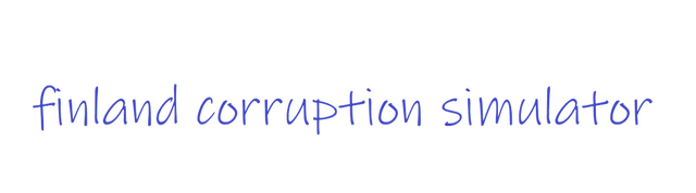 finland corruption simulator Logo